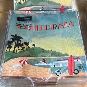 Harman California napkin-luncheon size-3 packs of 20 each-NWT